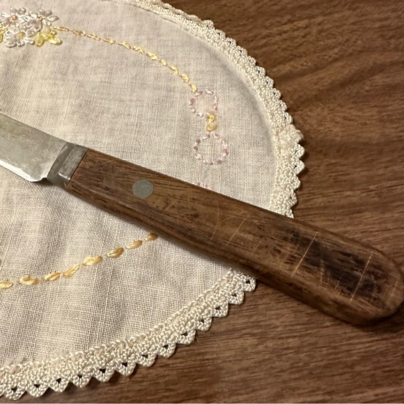 Vintage STA-Sharp 8” Filet Knife Wood Handle Stainless Steel Blade - Picture 3 of 7